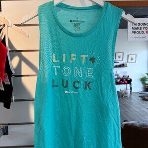 Pure Barre "Lift Tone Luck" Muscle Tank